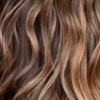 Light brown and blonde wavy hair texture for Easy Headband Wigs, perfect for quick and fashionable hair changes.