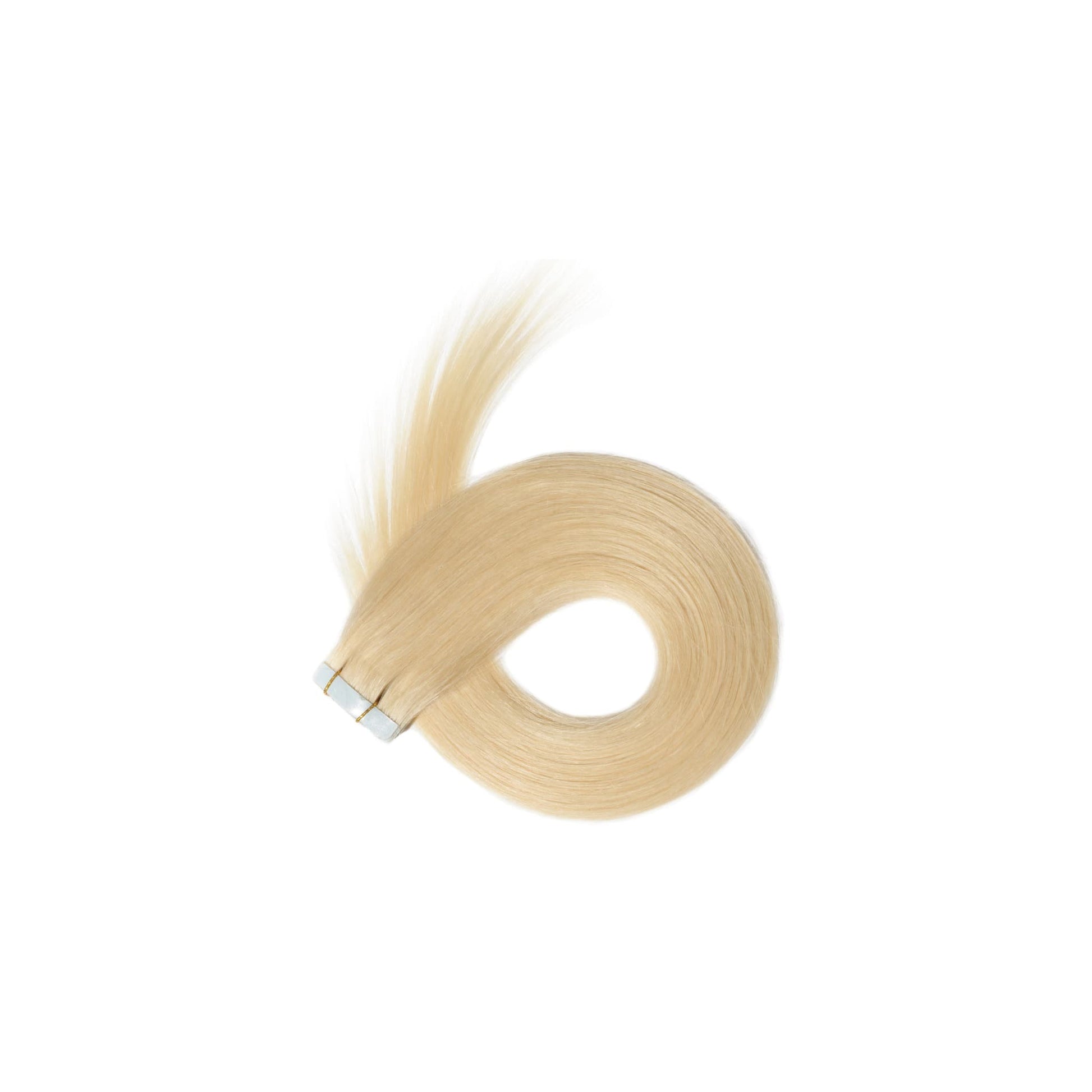 Set of Indian human hair tape-ins in multiple color shades