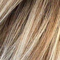 Golden blonde hair extension shade for Deep Wave Hair Extensions. Luminous and vibrant for a glamorous appearance.