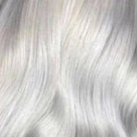 Silver gray wavy hair swatch for pairing with curly hair closures in trendy sew-in hairstyles.