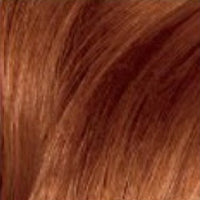 Copper red hair color swatch for Deep Wave Frontals. Vibrant tone enhances warm, eye-catching hairstyles.