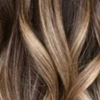 Body Wave Frontal Hair in balayage brown and blonde mix, featuring HD lace and virgin hair for a natural, sun-kissed look.