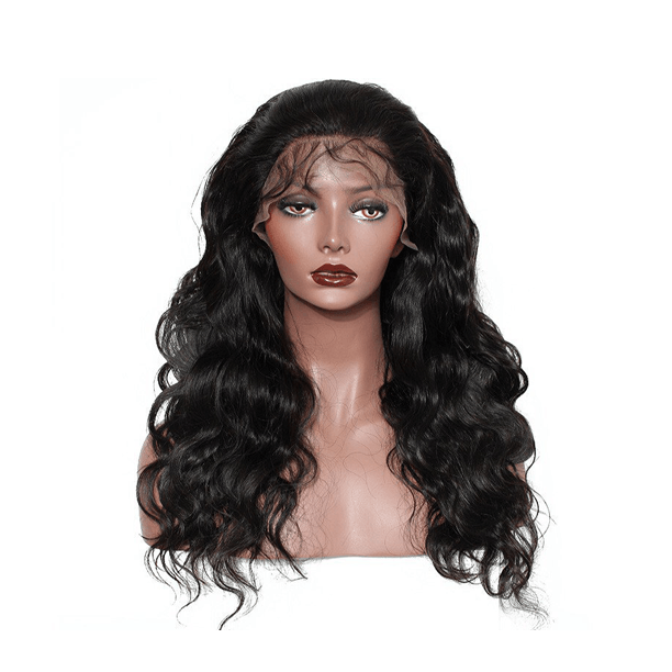Lace Front Wig 1B in wavy style made from 100% virgin human hair. Hypnotic Style wig offers natural look and seamless hairline for daily wear.