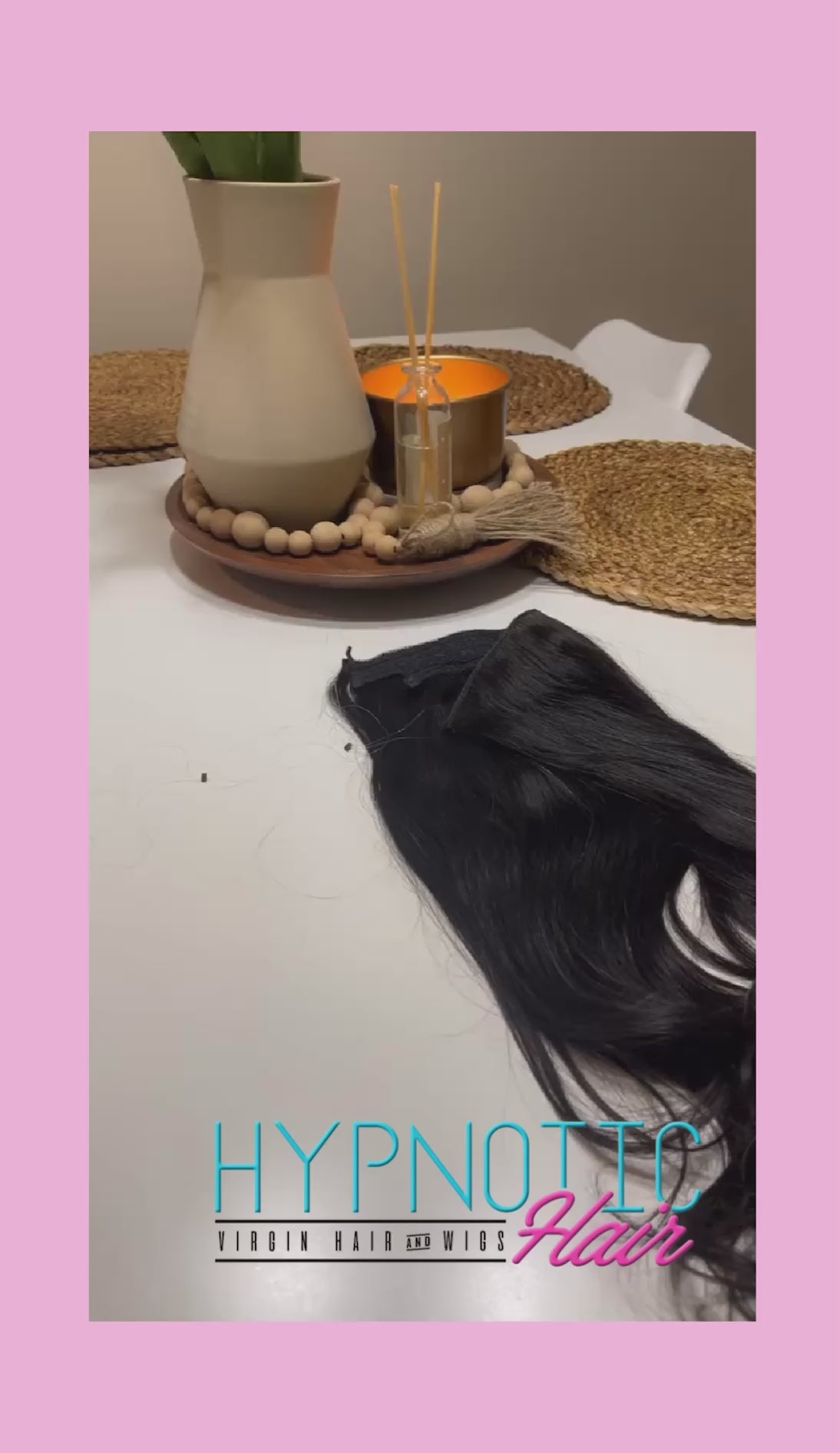 Halo Hair Extensions made from 100% Virgin Human Hair