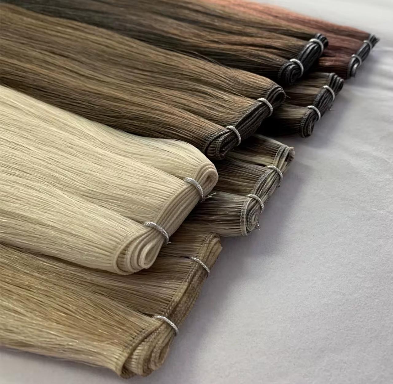 Seamless Hair Extensions - Invisible Lift in multiple natural shades, showcasing lightweight, durable wefts for a flawless, discreet finish.